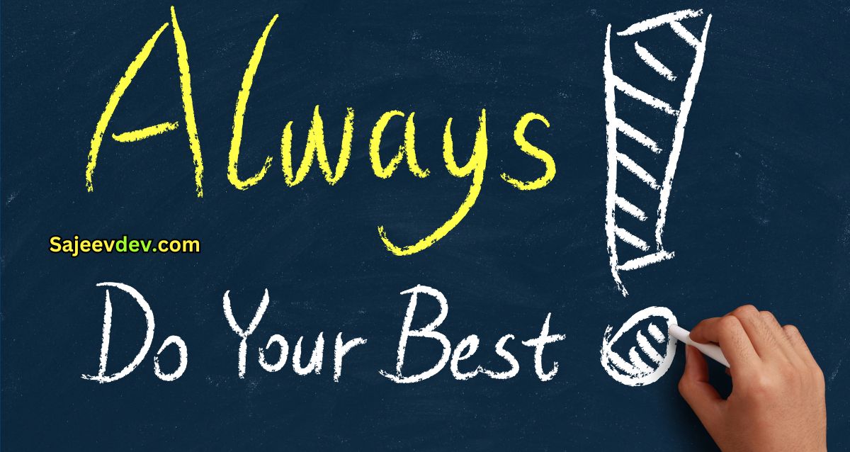 Doing Your Best: The Key to Personal Fulfillment and Success “Do the best you can. No one can do more than that.” This simple yet profound statement highlights a fundamental truth about life: our best effort is all anyone can ask of us. In a world where we are often bombarded with high expectations and comparisons, remembering to focus on doing our best can be both empowering and liberating. This blog explores the importance of giving your best effort, the impact it can have on your life, and practical ways to ensure you are always putting your best foot forward. The Importance of Doing Your Best 1. Self-Satisfaction and Confidence - When you give your best effort, you achieve a sense of self-satisfaction and confidence. Knowing that you have put forth your maximum effort, regardless of the outcome, can bring inner peace and boost your self-esteem. 2. Personal Growth - Consistently doing your best fosters personal growth. It pushes you to improve your skills, knowledge, and abilities, leading to continuous development and self-improvement. 3. Resilience - Giving your best effort helps build resilience. When you face challenges and setbacks, knowing that you did your best can make it easier to bounce back and keep moving forward. 4. Positive Influence - Your commitment to doing your best can inspire and motivate others around you. It sets a positive example and creates an environment of excellence and dedication. The Impact of Doing Your Best 1. Achieving Goals - While not every attempt will lead to immediate success, consistently doing your best increases your chances of achieving your goals. Persistent effort, combined with learning from mistakes, eventually leads to success. 2. Building Strong Relationships - In personal and professional relationships, giving your best effort shows others that you are committed, reliable, and trustworthy. This strengthens bonds and fosters mutual respect. 3. Creating Opportunities - When you consistently do your best, you demonstrate your capabilities and work ethic. This can lead to new opportunities, whether it’s a promotion at work, new projects, or personal growth experiences. Practical Ways to Give Your Best 1. Set Clear Goals - Define what you want to achieve in specific areas of your life. Clear goals provide direction and motivation to give your best effort. 2. Prioritize Tasks - Focus on the most important tasks and tackle them with your full energy and attention. Prioritizing helps ensure that you are putting your best effort where it matters most. 3. Practice Self-Care - Taking care of your physical, mental, and emotional well-being is crucial for maintaining the energy and focus needed to do your best. Ensure you get enough rest, eat healthily, and engage in activities that recharge you. 4. Stay Positive - Cultivate a positive mindset. Believe in your abilities and approach challenges with optimism. Positive thinking enhances your ability to give your best effort. 5. Learn Continuously - Embrace a growth mindset. Seek feedback, learn from your experiences, and continuously strive to improve. This helps you to consistently elevate your performance. 6. Stay Persistent - Keep pushing forward, even when faced with obstacles. Persistence is key to ensuring that you give your best effort over time. Inspiring Examples of Doing Your Best 1. Michael Jordan - Michael Jordan, considered one of the greatest basketball players of all time, achieved his success through relentless practice and dedication. His famous quote, “I’ve failed over and over and over again in my life. And that is why I succeed,” exemplifies his commitment to giving his best. 2. J.K. Rowling - J.K. Rowling faced numerous rejections before finding a publisher for her Harry Potter series. Her perseverance and belief in her work, despite the setbacks, illustrate the power of doing your best. 3. Thomas Edison - Thomas Edison’s invention of the light bulb came after thousands of failed attempts. His determination and refusal to give up, encapsulated in his quote, “I have not failed. I've just found 10,000 ways that won't work,” highlight the importance of persistent effort. Doing your best is a fundamental principle that leads to personal fulfillment and success. It is not about perfection, but about commitment, perseverance, and continuous improvement. By setting clear goals, prioritizing tasks, practicing self-care, maintaining a positive mindset, learning continuously, and staying persistent, you can ensure that you are always putting forth your best effort. Remember, no one can ask more of you than to do your best. Embrace this mindset, and you will find greater satisfaction, growth, and success in all areas of your life.