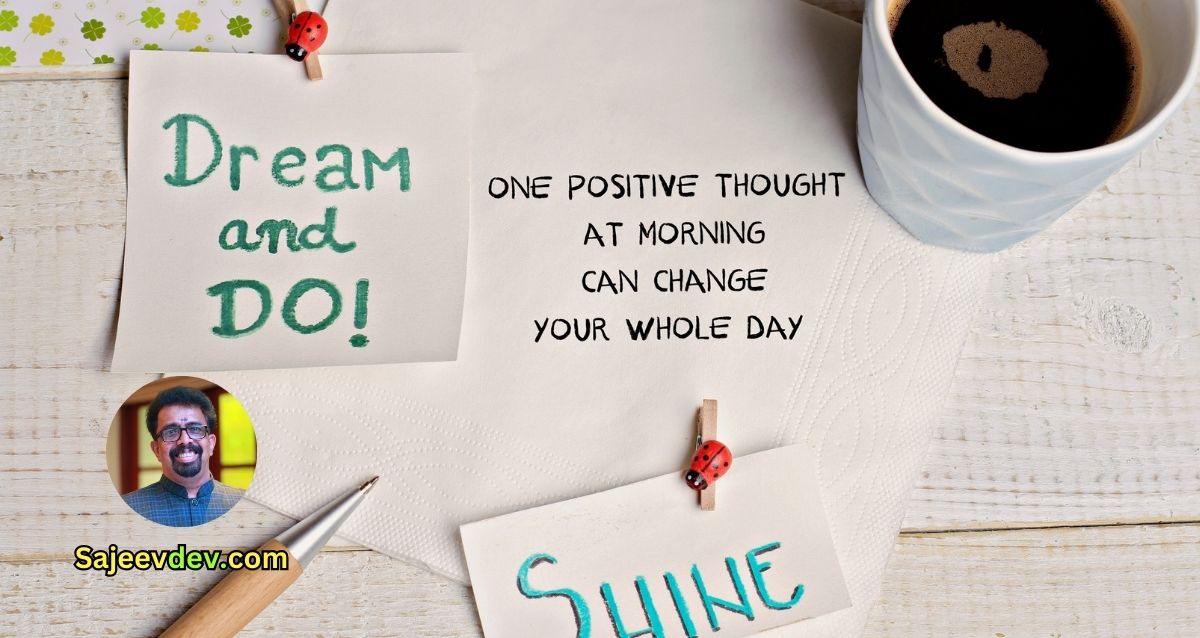 The Power of a Positive Morning Thought: Transforming Your Day with Optimism "Just one small positive thought in the morning can change your whole day." This simple yet profound statement highlights the significant impact that our mindset at the start of the day can have on our overall well-being and productivity. Beginning your day with a positive thought can set the tone for the hours ahead, influencing your mood, decisions, and interactions. Let's explore why this practice is so powerful and how you can incorporate it into your daily routine. The Science Behind Positive Thinking Positive thinking is not just a feel-good concept; it has a solid foundation in psychology. Research shows that positive thoughts can: 1. Enhance Mood and Reduce Stress - Starting your day with a positive thought releases feel-good hormones like serotonin and dopamine, which can improve your mood and reduce stress levels. 2. Boost Immunity - Positive thinking has been linked to better physical health. A positive mindset can strengthen your immune system, making you more resilient to illnesses. 3. Improve Focus and Productivity - A positive attitude can enhance your cognitive functions, leading to better focus and increased productivity throughout the day. 4. Encourage Better Decision Making - When you're in a positive frame of mind, you're more likely to make thoughtful and rational decisions, avoiding impulsive actions driven by negative emotions. How to Start Your Day with a Positive Thought 1. Practice Gratitude - Begin your day by thinking of something you are grateful for. It could be something as simple as a good night's sleep, a supportive friend, or the opportunity to pursue your goals. 2. Set a Positive Intention - Decide on a positive intention for the day. It could be a focus on patience, kindness, or productivity. This intention can guide your actions and interactions throughout the day. 3. Use Affirmations - Positive affirmations are powerful tools to start your day. Affirmations like "I am capable of handling anything that comes my way" or "Today will be a productive and fulfilling day" can set a positive tone. 4. Visualize Success - Spend a few moments visualizing a successful day. Imagine yourself achieving your goals, handling challenges with ease, and ending the day with a sense of accomplishment. Real-Life Examples of Positive Morning Thoughts 1. Oprah Winfrey - Oprah starts her day with meditation and gratitude. She believes that acknowledging what she is thankful for sets a positive tone and opens her mind to new possibilities. 2. Tony Robbins - Tony Robbins practices a morning routine called "priming," which includes breathing exercises, visualization, and setting positive intentions. This routine helps him maintain high energy and a positive outlook. 3. Ariana Huffington - Ariana Huffington emphasizes the importance of starting the day with mindfulness. She begins her morning with meditation and positive affirmations, which helps her stay focused and calm. Tips to Maintain Positivity Throughout the Day 1. Stay Present - Focus on the present moment rather than worrying about the past or future. Mindfulness practices like deep breathing or meditation can help you stay grounded and positive. 2. Surround Yourself with Positivity - Engage with positive people and consume uplifting content. Surrounding yourself with positivity can reinforce your optimistic mindset. 3. Celebrate Small Wins - Acknowledge and celebrate small achievements throughout the day. This practice can boost your confidence and keep your motivation high. 4. Reframe Challenges - View challenges as opportunities for growth rather than obstacles. This shift in perspective can help you stay positive even in difficult situations. Starting your day with a positive thought can significantly influence the rest of your day, leading to better mood, productivity, and overall well-being. By practicing gratitude, setting positive intentions, using affirmations, and visualizing success, you can harness the power of positive thinking to transform your day. Remember, it only takes one small positive thought in the morning to change your whole day. Make it a habit, and watch as your life becomes more fulfilling and joyful.