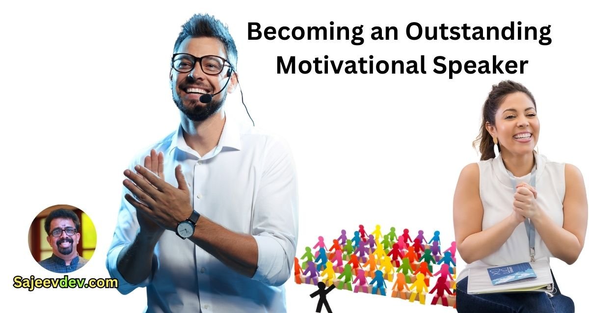 Becoming an Outstanding Motivational Speaker: Motivational speaking is a powerful way to inspire, influence, and transform lives. Whether you're aiming to uplift audiences at corporate events, schools, or personal development seminars, becoming an outstanding motivational speaker requires more than just passion—it demands skill, strategy, and dedication. This article provides a detailed guide on how to become an exceptional motivational speaker. Step 1: Define Your Message and Niche 1. Identify Your Core Message: Reflect on your personal experiences, values, and insights. What lessons have you learned that you can share with others? Your core message should be authentic and resonate deeply with you. 2. Choose Your Niche: Determine the specific area you want to focus on, such as leadership, personal development, overcoming adversity, or entrepreneurship. Specializing in a niche helps you target and connect with your audience more effectively. 3. Understand Your Audience: Research your target audience's needs, challenges, and aspirations. Tailor your message to address these aspects, making it more relevant and impactful. Step 2: Develop Your Speaking Skills 1. Hone Your Public Speaking Skills: Effective motivational speakers are also excellent public speakers. Work on your vocal variety, clarity, and pacing. Practice speaking in front of mirrors, recording yourself, and presenting to small groups. 2. Master Storytelling: Stories are powerful tools for engagement and persuasion. Develop the ability to tell compelling, relatable stories that illustrate your points and evoke emotions. 3. Engage Your Audience: Learn techniques to interact with your audience, such as asking questions, using humor, and encouraging participation. Engagement keeps your audience attentive and invested in your message. 4. Develop Strong Body Language: Your body language should complement your words. Maintain good posture, make eye contact, and use gestures purposefully to reinforce your message. Step 3: Create and Structure Your Content 1. Outline Your Speech: Create a clear structure for your speech with a strong opening, engaging body, and memorable conclusion. Your opening should grab attention, the body should provide valuable insights, and the conclusion should leave a lasting impact. 2. Use the Power of Three: Organize your main points into groups of three. This technique helps your audience remember your message and makes your speech more digestible. 3. Incorporate Quotes and Data: Use relevant quotes, statistics, and research to support your points. This adds credibility and depth to your message. 4. Practice Transitions: Smooth transitions between sections of your speech help maintain flow and coherence. Practice these to ensure your speech feels Aseamless. Step 4: Build Your Personal Brand 1. Create a Strong Online Presence: Develop a professional website and maintain active social media profiles. Share your insights, experiences, and snippets of your speeches to build your brand and attract followers. 2. Network with Industry Professionals: Connect with other speakers, event organizers, and influencers in your niche. Attend conferences, seminars, and networking events to build relationships and gain exposure. 3. Publish Content: Write articles, blogs, or books on your topic. Publishing content establishes you as an authority and provides valuable material for your audience. 4. Seek Testimonials and Endorsements: Gather testimonials from event organizers and audience members who have been positively impacted by your speeches. Display these prominently on your website and marketing materials. Step 5: Gain Speaking Experience 1. Start Small: Begin by speaking at local events, schools, and community gatherings. These smaller venues provide valuable experience and help you refine your skills. 2. Join Speaking Clubs: Organizations like Toastmasters offer a supportive environment to practice and improve your speaking skills. Participate actively and seek feedback from fellow members. 3. Volunteer: Offer to speak for free at non-profit organizations, charities, or any event that aligns with your message. Volunteering builds your portfolio and exposes you to diverse audiences. 4. Seek Speaking Opportunities: Proactively reach out to event organizers, corporations, and conferences. Submit proposals and highlight how your message can benefit their audience. Step 6: Deliver Impactful Speeches 1. Personalize Your Message: Tailor your speech to each specific audience. Research the organization or event and incorporate relevant examples and anecdotes. 2. Use Visual Aids: Incorporate slides, videos, or props to enhance your message. Visual aids can make your presentation more engaging and help illustrate key points. 3. Engage with Emotion: Connect with your audience on an emotional level. Share personal stories and experiences that evoke empathy, inspiration, and motivation. 4. Practice Q&A: Be prepared to answer questions from your audience. Practicing potential questions and responses helps you handle Q&A sessions confidently and effectively. Step 7: Evaluate and Improve 1. Seek Feedback: After each speaking engagement, seek feedback from organizers and attendees. Use this feedback to identify areas for improvement. 2. Self-Evaluate: Reflect on your performance after each speech. Note what went well and what could be improved. Continuously refine your delivery and content based on your observations. 3. Invest in Training: Attend workshops, courses, and coaching sessions to continually develop your skills. Learning from experienced speakers and trainers can provide valuable insights and techniques. 4. Stay Current: Keep up with trends and developments in your niche. Continuously update your content to ensure it remains relevant and impactful Becoming an outstanding motivational speaker is a journey that requires passion, dedication, and continuous improvement. By defining your message, developing your skills, building your brand, gaining experience, delivering impactful speeches, and constantly evaluating and improving, you can inspire and influence countless individuals. Remember, the path to becoming a motivational speaker is not just about speaking well but about touching hearts and changing lives. Embrace the journey, stay committed to your vision, and let your passion for making a difference guide you every step of the way. Through hard work, perseverance, and a genuine desire to inspire, you can become an outstanding motivational speaker who leaves a lasting impact on the world. Becoming an Outstanding Motivational Speaker