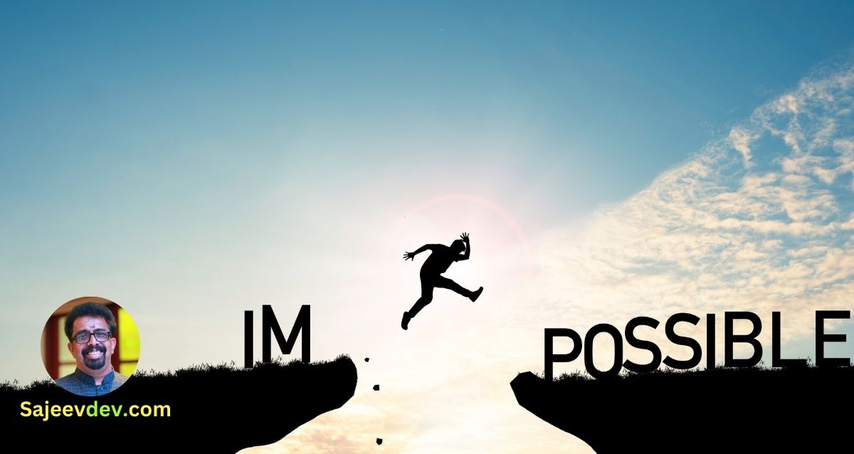 Every great achievement was once considered impossible. Keep pushing forward, and you'll turn the impossible into possible."