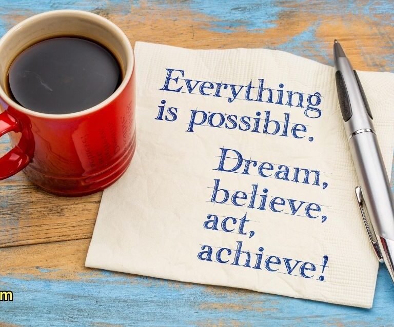 The only way to achieve the impossible is to believe it is possible