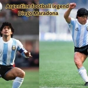 Argentine football legend Diego Maradona