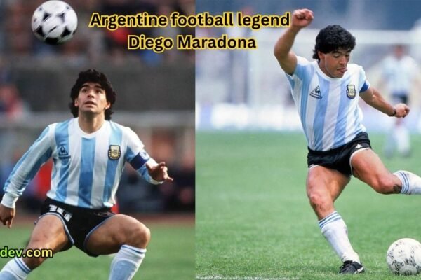 Argentine football legend Diego Maradona