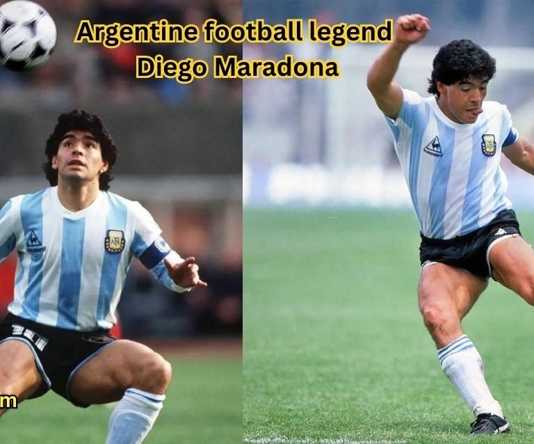 Argentine football legend Diego Maradona