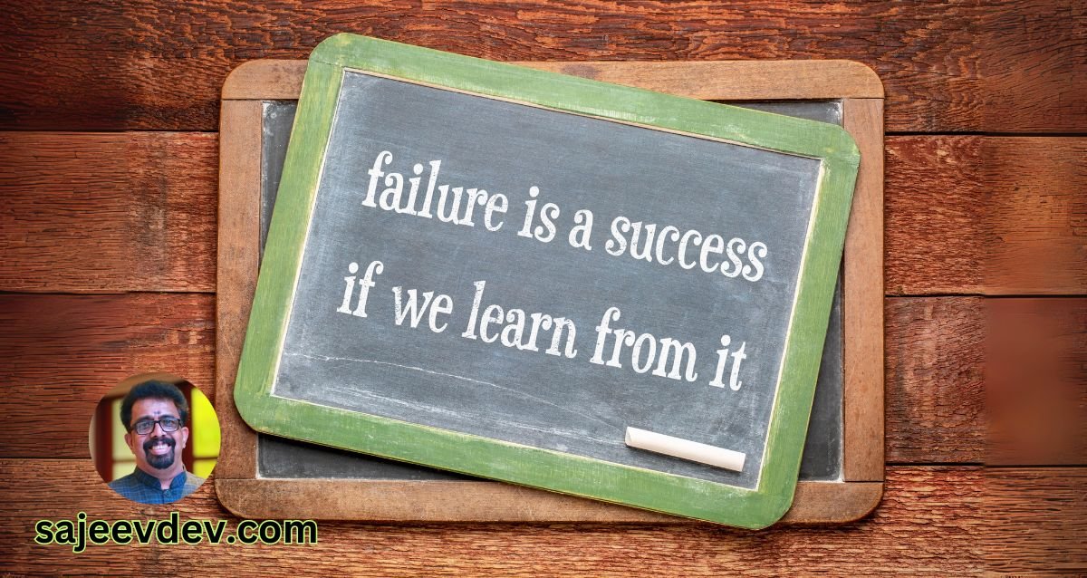 Develop success from failures. Discouragement and failure are two of the surest stepping stones to success