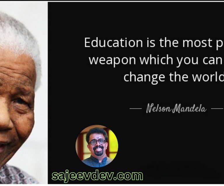 Education is the most powerful weapon you can use to change the world