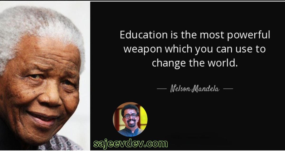 Education is the most powerful weapon you can use to change the world