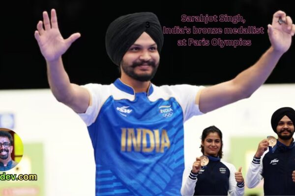 Sarabjot Singh, India's bronze medallist at Paris Olympics