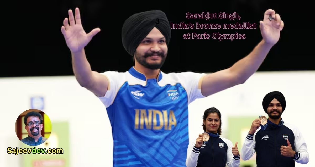 Sarabjot Singh, India's bronze medallist at Paris Olympics