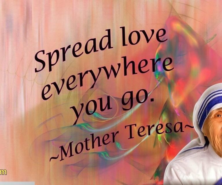 Spread love everywhere you go