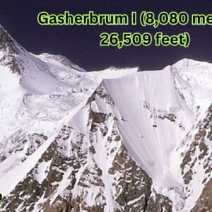 Gasherbrum I (8,080 meters / 26,509 feet)