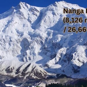 Nanga Parbat (8,126 meters / 26,660 feet)