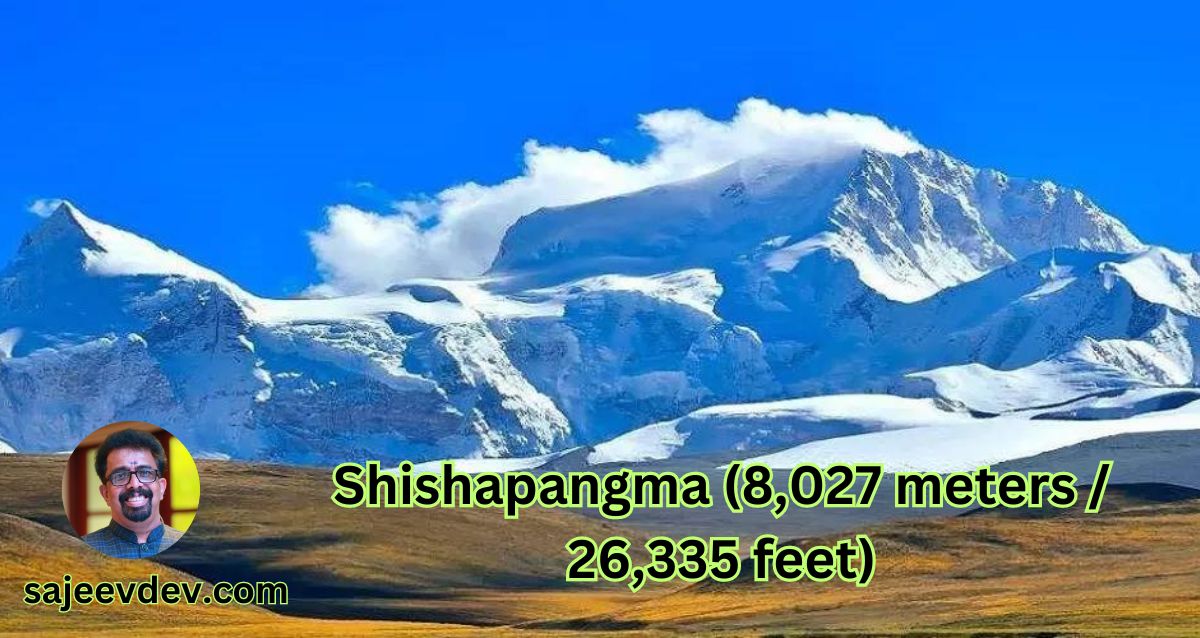 Shishapangma (8,027 meters / 26,335 feet)