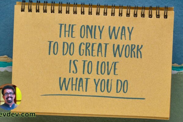 The only way to do great work is to love what you do