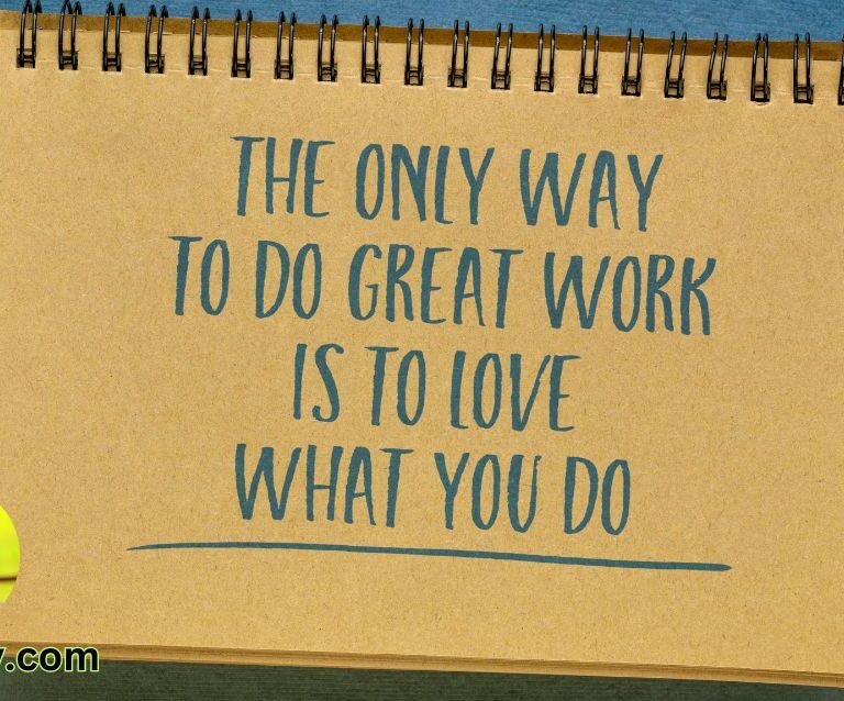 The only way to do great work is to love what you do