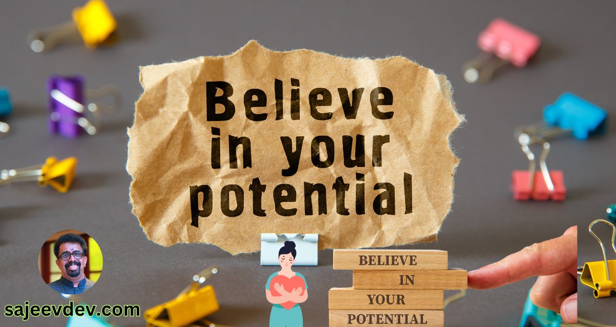 Believe in your infinite potential. Your only limitations are those you set upon yourself.