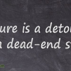 Failure is a Detour, Not a Dead End