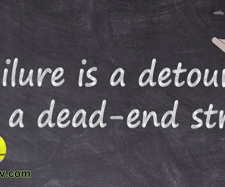 Failure is a Detour, Not a Dead End