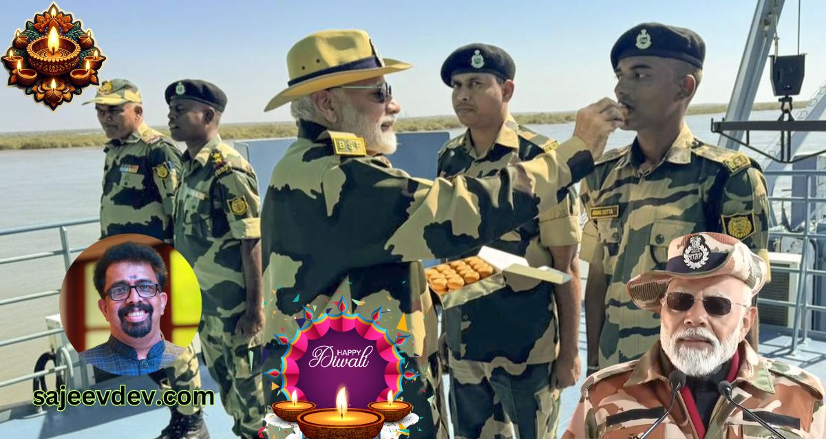 Prime Minister Modi Celebrates Diwali with Armed Forces Near the Indo-Pak Border in Kutch