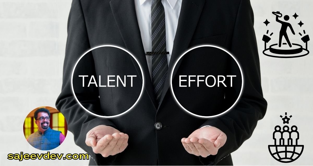 Effort beats talent when talent doesn’t try