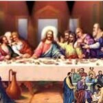 Holy Thursday" redirects here. For other uses, see Holy Thursday (disambiguation). Maundy Thursday The Mystical Supper, Russian Orthodox icon, 1497 Also called Holy Thursday Covenant Thursday Great and Holy Thursday Thursday of Mysteries Shere from the word shere (meaning "clean" or "bright") or Sheer Thursday Observed by Christians Type Christian/Civic Significance Commemorates the Maundy and Last Supper of Jesus Christ Observances Chrism Mass, Mass of the Lord's Supper, Washing of the feet, distribution of Maundy money Date Easter − 3 days 2024 date March 28 (Western) May 2 (Eastern) 2025 date April 17 (Western) April 17 (Eastern) 2026 date April 2 (Western) April 9 (Eastern) 2027 date March 25 (Western) April 29 (Eastern) Frequency annual Related to Holy Week and Easter Maundy Thursday, also referred to as Holy Thursday, or Thursday of the Lord's Supper, among other names,[note 1] is a Christian feast during Holy Week that marks the beginning of the Paschal Triduum, and commemorates the Washing of the Feet (Maundy) and Last Supper of Jesus Christ with the Apostles, as described in the canonical gospels.[1] It is the fifth day of Holy Week, preceded by Holy Wednesday (Spy Wednesday) and followed by Good Friday.[2] "Maundy" comes from the Latin word mandatum, or commandment, reflecting Jesus' words "I give you a new commandment."[3] The date of the day will vary according to whether the Gregorian calendar or the Julian calendar is used. Eastern churches generally use the Julian system.